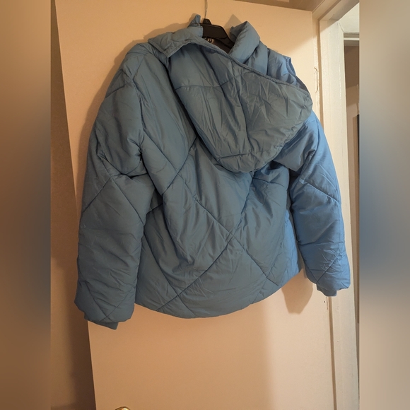 Free People - Emmy Swing Puffer Jacket in Capri Blue, size S, NWOT - Picture 5 of 7